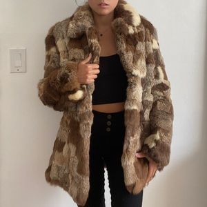 Genuine fur coat